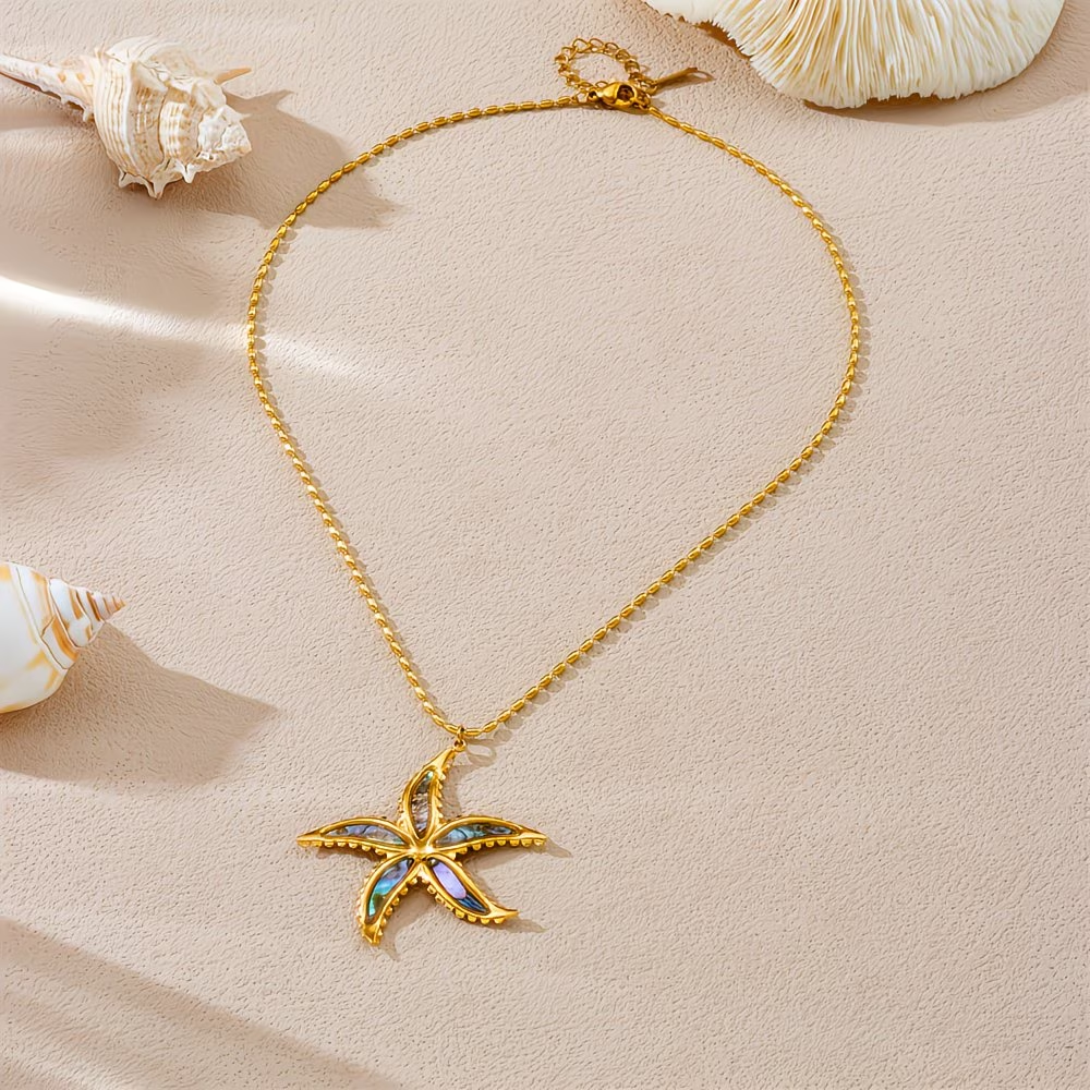 Golden Sea Star Necklace