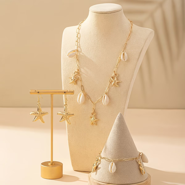 Elegant Ocean Necklace Set