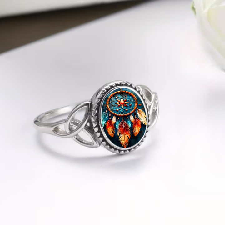 Phoenix Seal Silver Ring