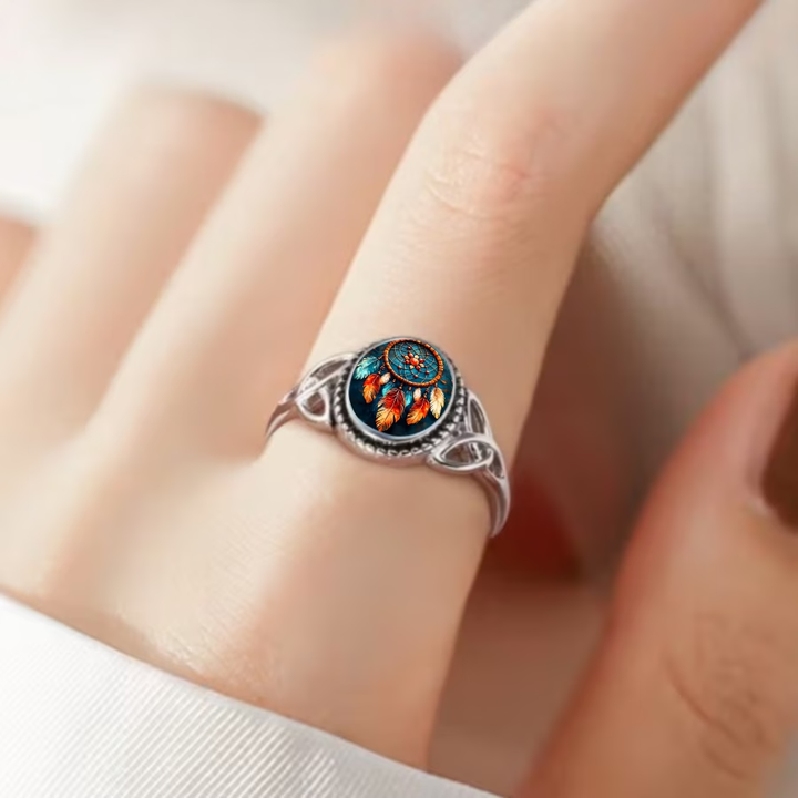 Phoenix Seal Silver Ring