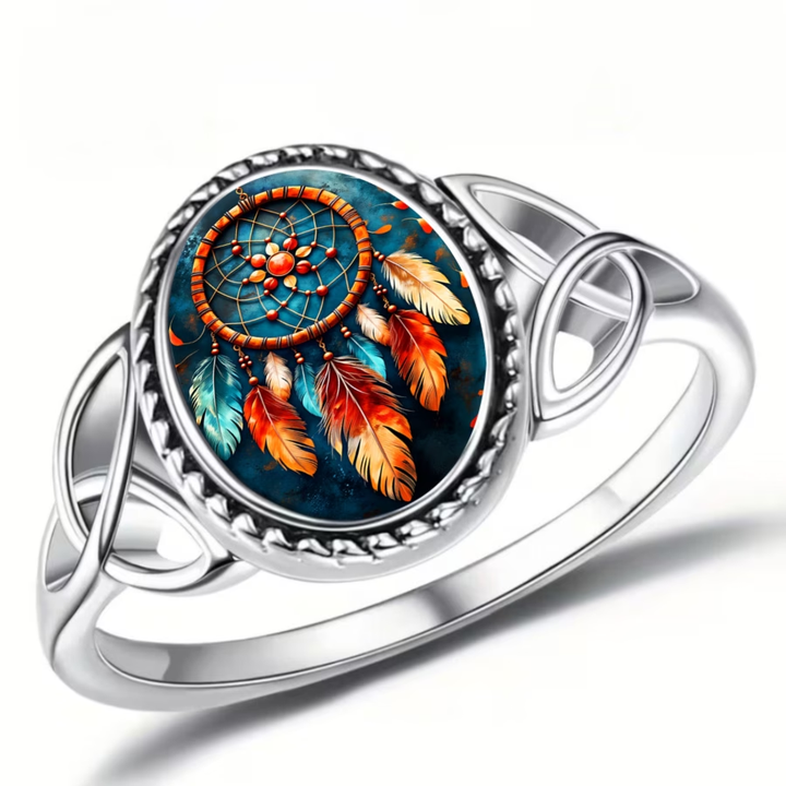 Phoenix Seal Silver Ring