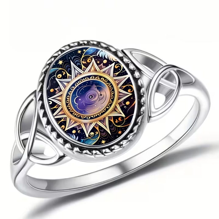 Celestial Galaxy Silver Ring