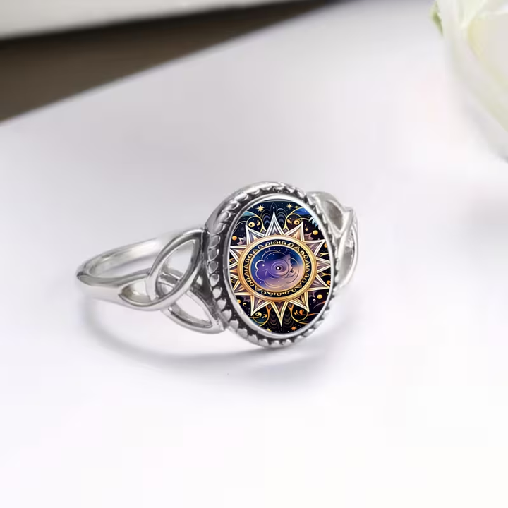 Celestial Galaxy Silver Ring