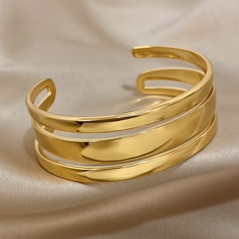 Modern Triple Bracelet