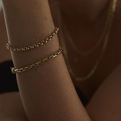 Matis Rolo Link Chain Bracelet