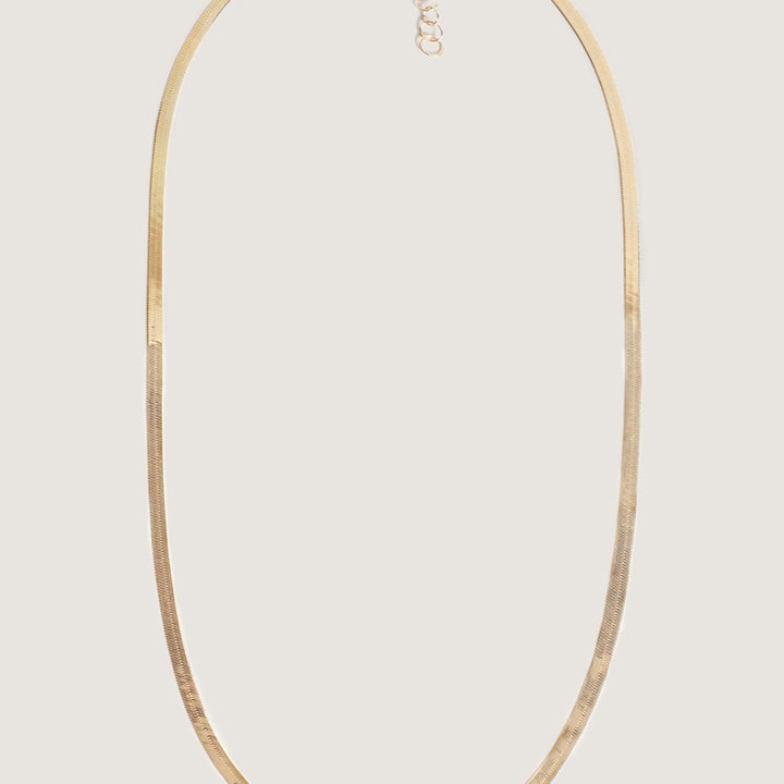 Carter Herringbone Chain Necklace