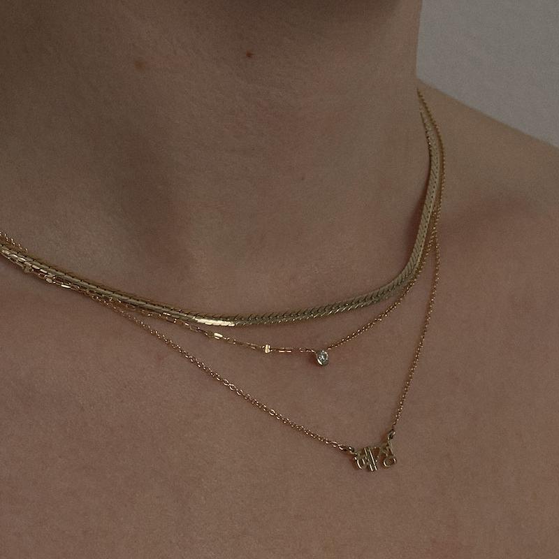 Dear Kaia Nameplate Necklace