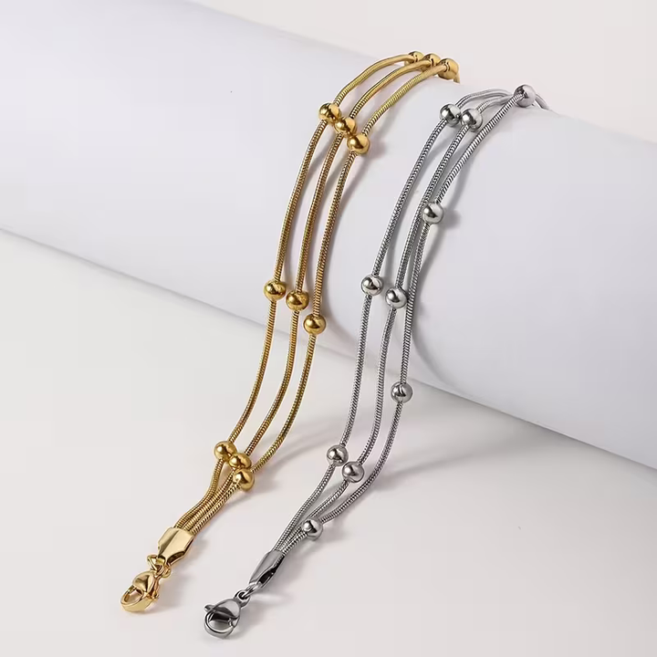 Beaded Snake Bracelet